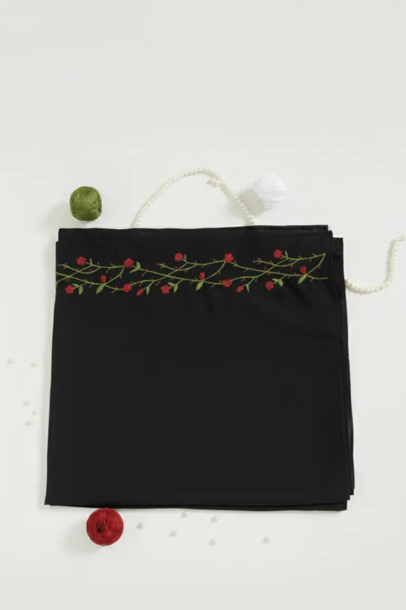 Eternal Blossoms rose vine – Timeless Floral Thread-work Head-wear